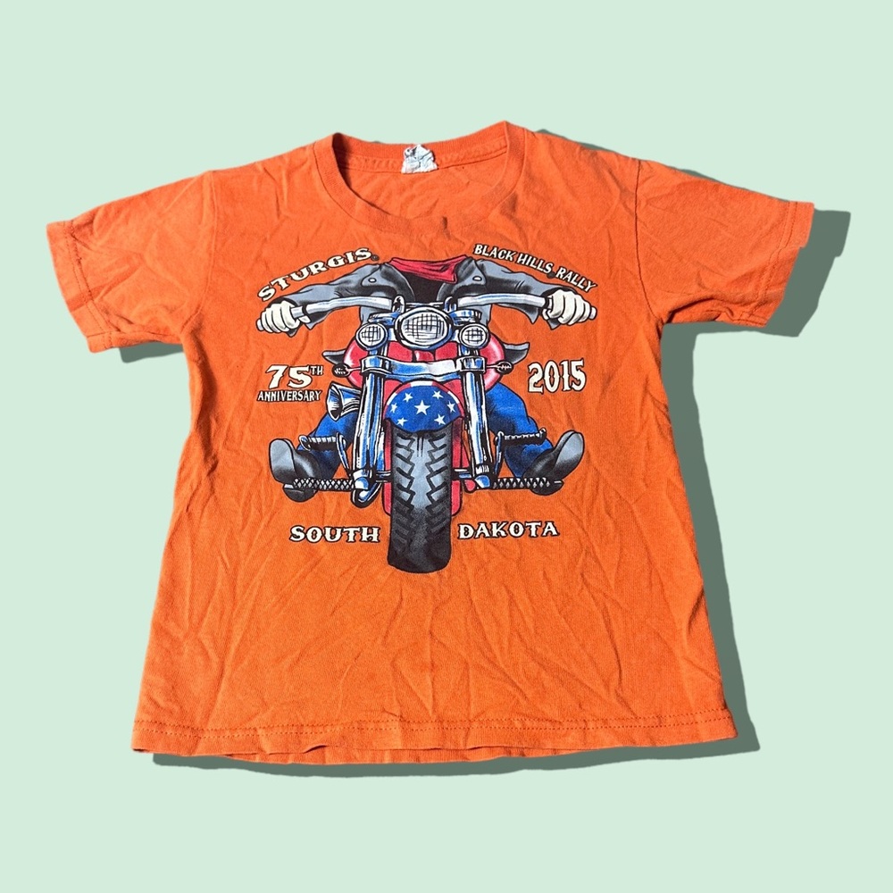 Kids Harley Davidson Motorcycles Sturgis Black Hills Rally 75th Anniversary Tee